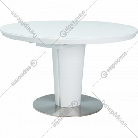 Обеденный стол «Signal» Orbit 120, раскладной, белый матовый
