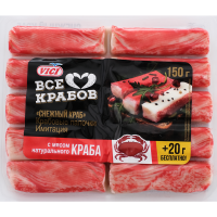

Крабовые палочки "СНЕЖНЫЙ КРАБ"(охл)170г