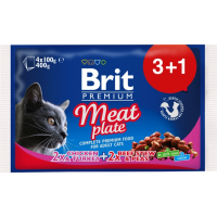 

Корм д/кош."BRIT"(Cat Meat Plate)400г