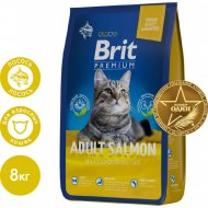 Корм для кошек «Brit» Premium, Adult Salmon, с лососем, 5049622 8 кг