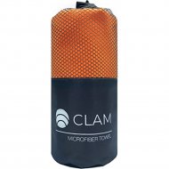 Полотенце из микрофибры «Clam» P007, 70х140 см, оранжевый