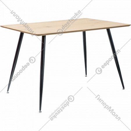 Обеденный стол «Signal» Remus 120, дуб/черный