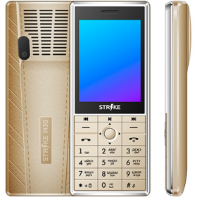Мо­биль­ный те­ле­фон «Strike» M30, зо­ло­той