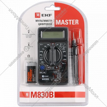 Мультиметр цифровой «EKF» Master M830B