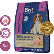 Корм для собак «Brit» Premium, Adult Small, для мелких пород, с курицей, 5049905 3 кг