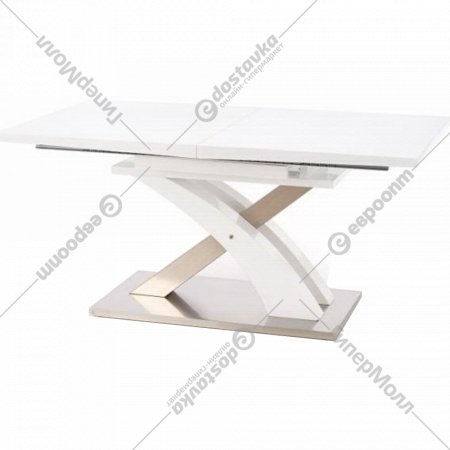 Обеденный стол «Halmar» Sandor, раскладной, белый
