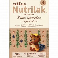 Кашаг речневая цельнозерновая «Nutrilak» молочная Premium с черносливом, 200 г