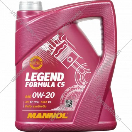 Масло моторное «Mannol» 7921 Legend Formula C5 0W-20 Api SP, 5 л