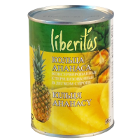 

Ананасы "ЛИБЕРИТАС" (кольц,лег.сир)567г