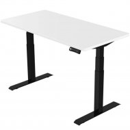 Письменный стол «Smartstol Slim» 140х80х1.8, белый+черный