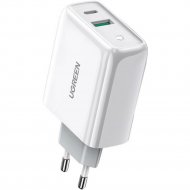 Сетевое зарядное устройство «Ugreen» CD170, White, 60468