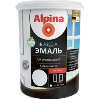 

Эмаль"ALPINA"(Аква,глянцевая,бел.)900мл