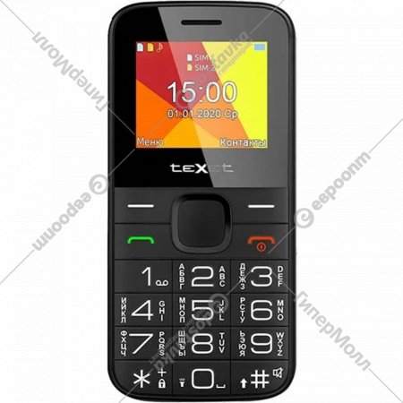 Мобильный телефон «Texet» TM-B201, черный
