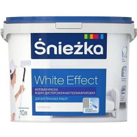 

Краска"SNIEZKA"(White Effect,пол.)10л