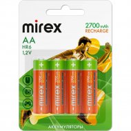 Набор аккумуляторов «Mirex» 23702-ААА-27-E4, 4 шт