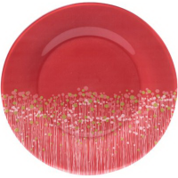 

Тарелка мелк."FLOWERFIELD RED"(стек)25см
