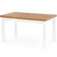 Обеденный стол «Halmar» Tiago, раскладной, дуб ланселот/белый