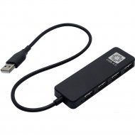 USB-хаб «5bites» HB24-209BK, черный