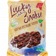 Сухой завтрак «Lucky Злаки» Колечки с шоколадным сиропом, 250 г