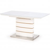 Обеденный стол «Halmar» Toronto, раскладной, белый/золотой дуб