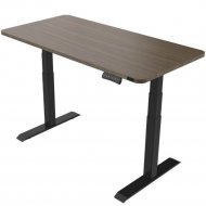 Письменный стол «Smartstol Slim» 120х80х1.8, венге+черный