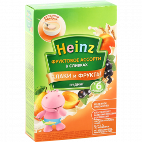 Пудинг сухой «Heinz» фруктовое ассорти, в сливках, 200 г