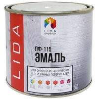 

Эмаль"LIDA"(ПФ-115 М,темно-серый)2кг