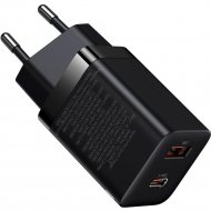 Автомобильное зарядное устройство «Baseus» Super Si Pro Quick Charger C+U 30W EU Black, CCSUPP-E01