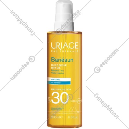 Солнцезащитное масло для тела «Uriage» Bariesun, SPF30, 200 мл