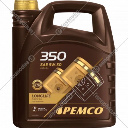 Масло моторное «Pemco» iDrive 350 5W-30 SN/CF, 5 л