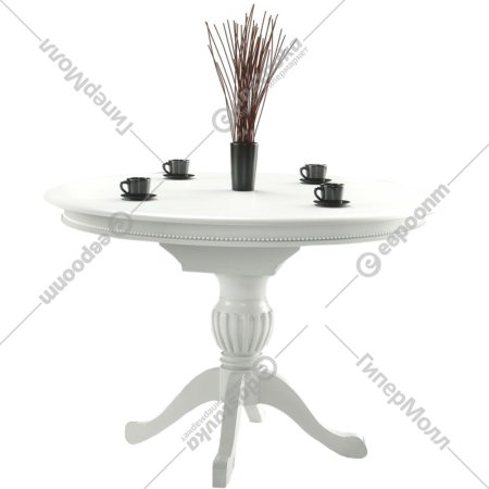 Обеденный стол «Halmar» William, раскладной, белый