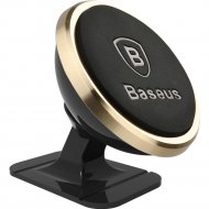 Автомобильный держатель «Baseus» 360-degree Rotation Magnetic Mount Holder, Paste type Luxury Gold, SUGENT-NT0V