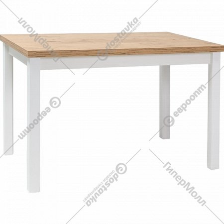 Обеденный стол «Signal» Adam 120, дуб ланселот/белый