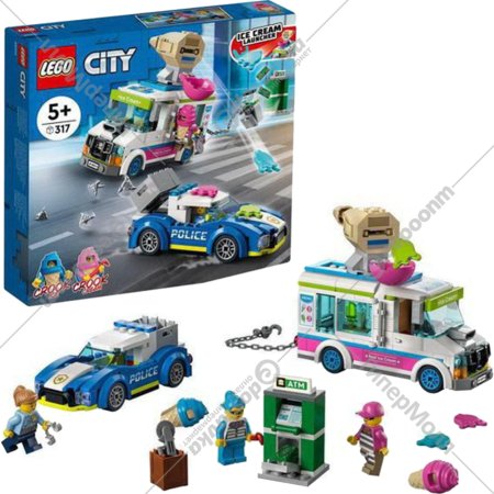 Конструктор «LEGO» City Погоня полиции за грузовиком с мороженым 60314