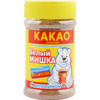 

Какао "БЕЛЫЙ МИШКА" (раств,гран) 375 г