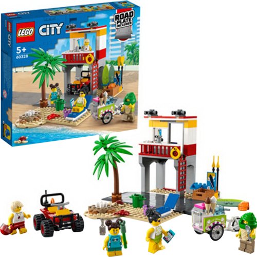 Конструктор «LEGO» City Пост спасателей на пляже, 60328