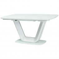 Обеденный стол «Signal» Armani 140, раскладной, белый