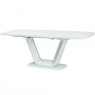 Обеденный стол «Signal» Armani 160, раскладной, белый