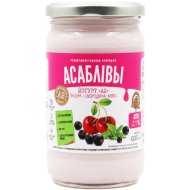 Йогурт А­саб­лі­вы А2 вишня, смородина, мята, 2.1%, 330 г