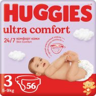 Подгузники детские «Huggies» UC, размер 3, 5-9 кг, 56 шт