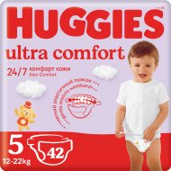 Подгузники детские «Huggies» Ultra Comfort, размер 5, 12-22 кг, 42 шт