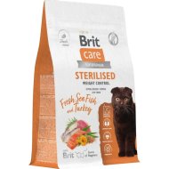 Корм для кошек «Brit» Care Cat Sterilised Weight Control, морская рыба/индейка, 400 г