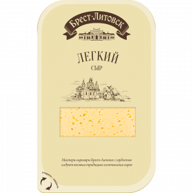 Сыр по­лутвер­дый «Брест-Ли­тов­ск» Легкий, 35%, 150 г