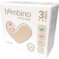 Подгузники детские «Bambino» Midi, размер 3, 4-9 кг, 28 шт