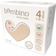 Подгузники детские «Bambino» размер 4 Maxi, 7-18 кг, 26 шт