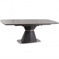 Обеденный стол «Signal» Cortez 160, раскладной, серый/антрацит