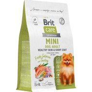 Корм для собак «Brit» Care Mini Adult Healthy Skin&Shiny Coat, лосось/индейка, 1.5 кг