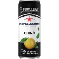 Напиток газированный с соком SanPellegrino chino, с экстрактом померанца, 0.33 л