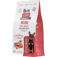 Корм для собак «Brit» Care Mini Adult Delicious Taste, индейка/утка, 400 г