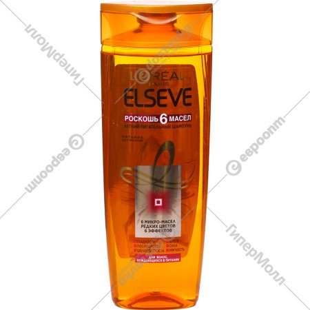Шампунь для волос «Elseve» роскошь 6 масел, 400 мл